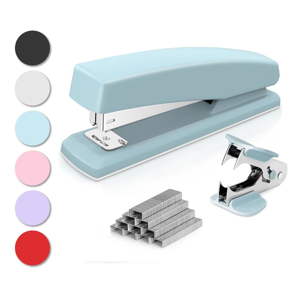 Deli Stapler, Desktop Staplers, 25 Sheet Capacity, Includes 1000