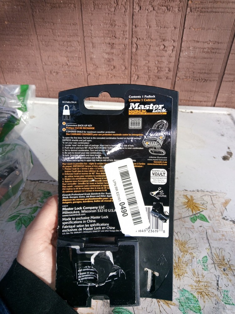 Master Lock M176BLCDLH