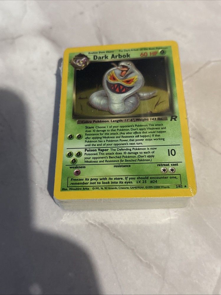 2000 Pokémon Team Rocket Trouble Theme Deck (Open Box)