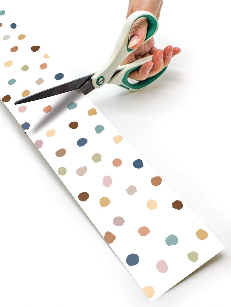 Teacher Created Resources Everyone Welcome Dots Straight Rolled Border