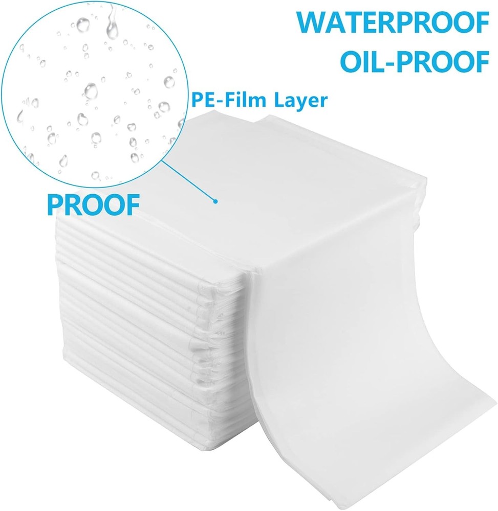 40 PCS Disposable Spa Bed Sheets, Waterproof Massage Table Sheet Protector, N...
