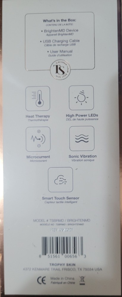 Trophy Skin BrightenMD Multi-Function Eye, Face & Neck Tool NEW IN Box