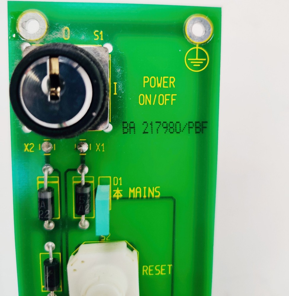 Bruker Microflex MALDI TOF LT/SH Control Panel PCB with Key BDD COPAN-1A Tested