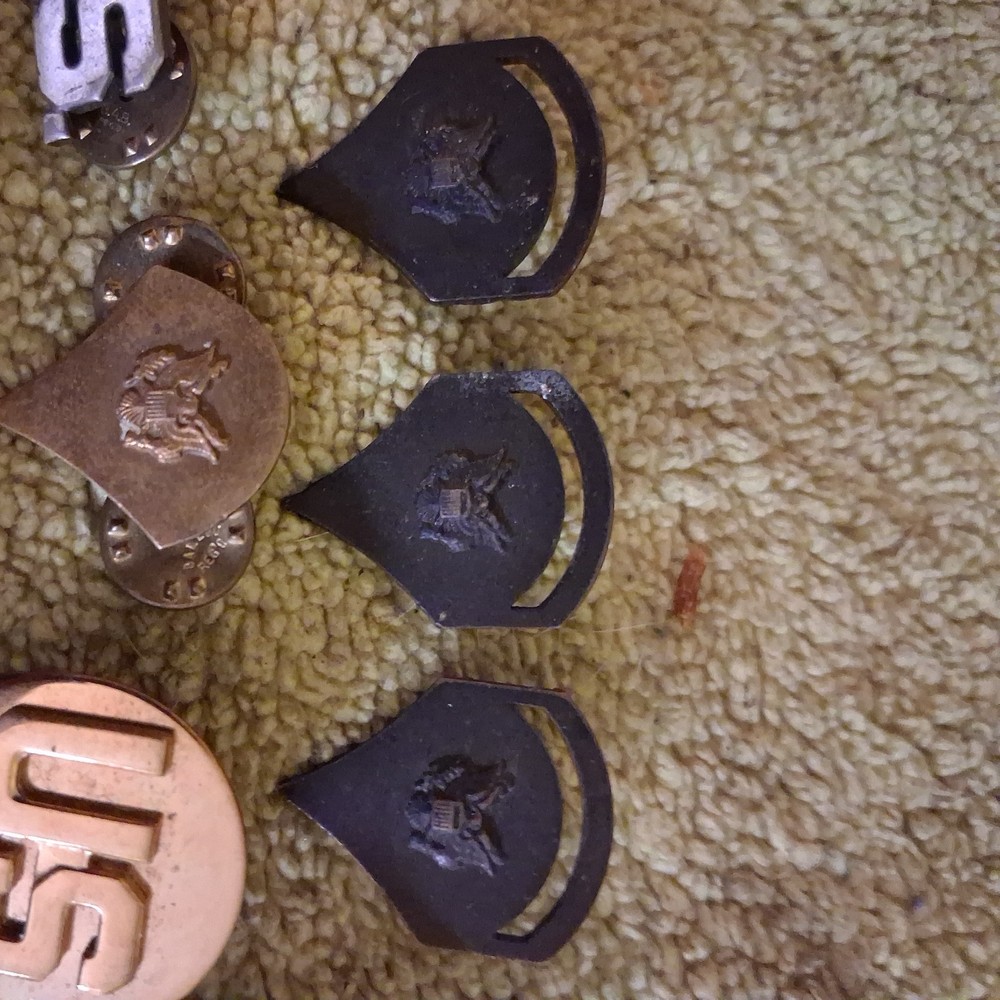 US Army Brass U.S. Brass Collar Devises