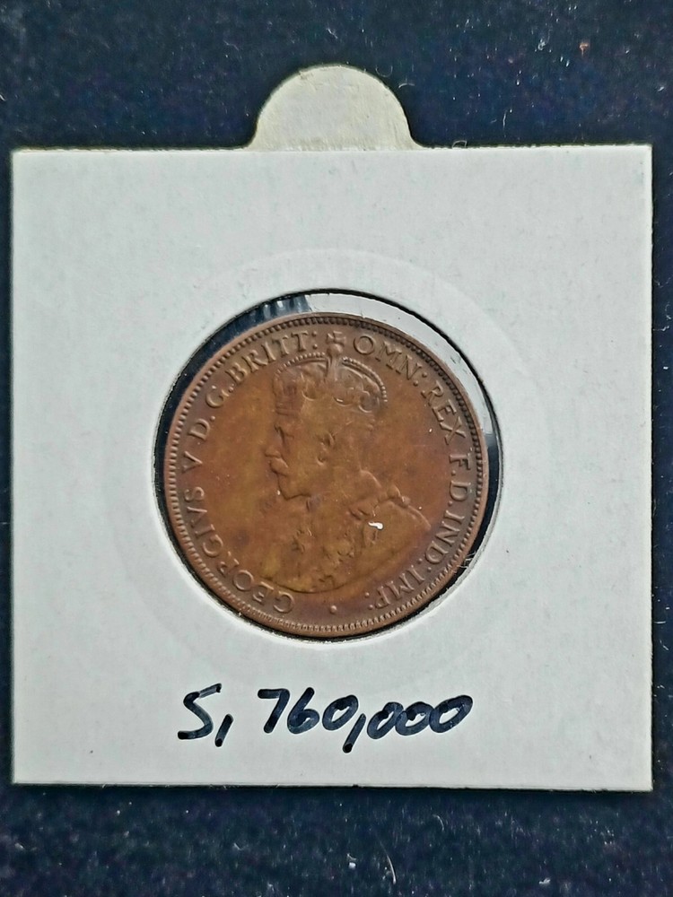 1917 I Australian Half Penny