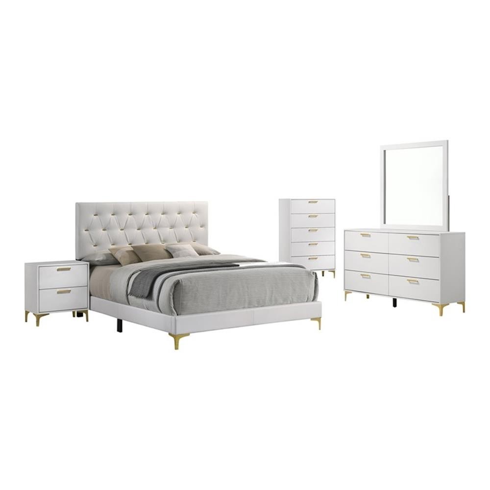 Kendall 5-piece Queen Bedroom Set White