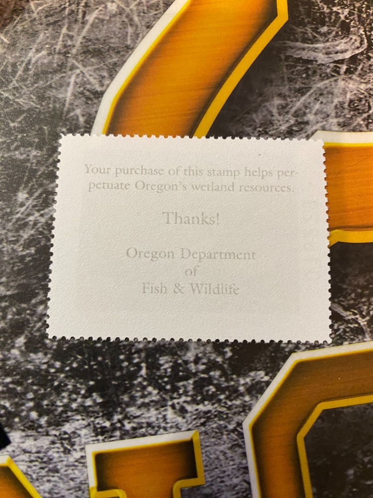 1995 Oregon State Duck Stamp,