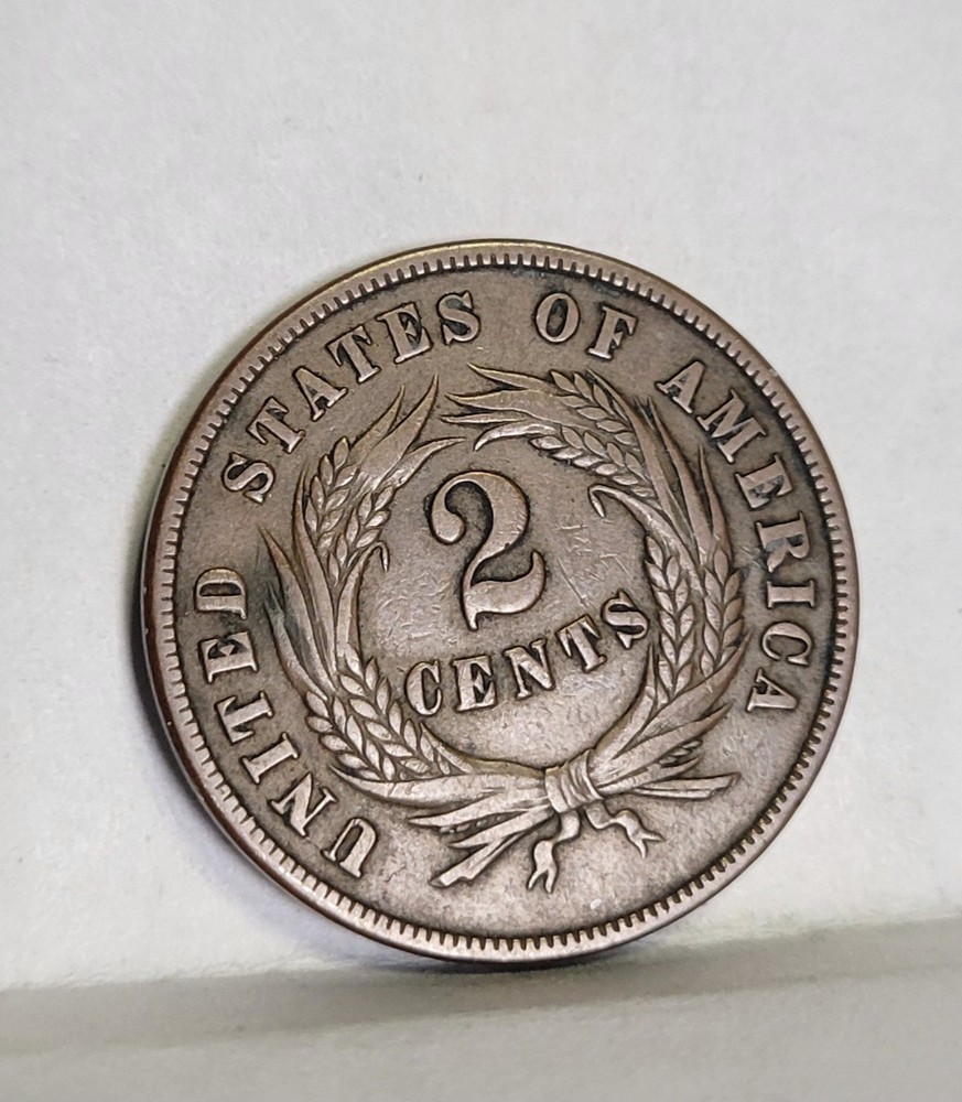 1869 Two Cent Piece 2c Great Luster