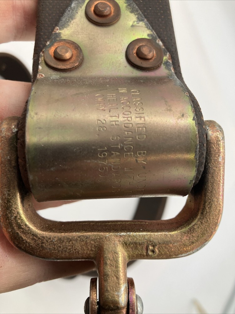 BELT, LINEMAN BUCKINGHAM D 4 89 (CLIMBING BELT)