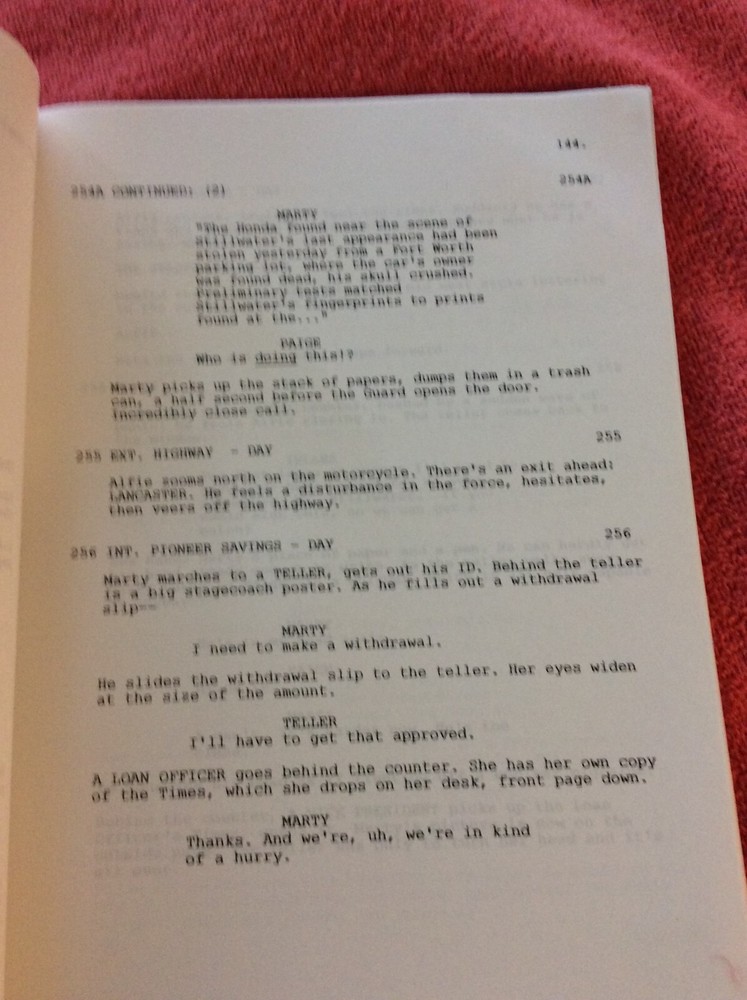 ORIGINAL SCRIPT DEAN KOONTZ'S MR. MURDER PART TWO 1997 TOLKIN STEPHEN BALDWIN