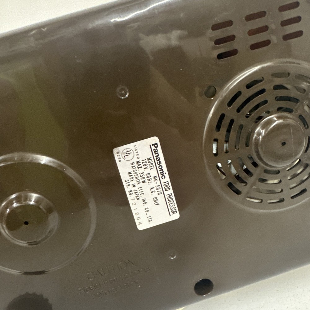 Panasonic Kitchen Wizard MK-5070 Multi Function Food Processor MOTOR BASE Only