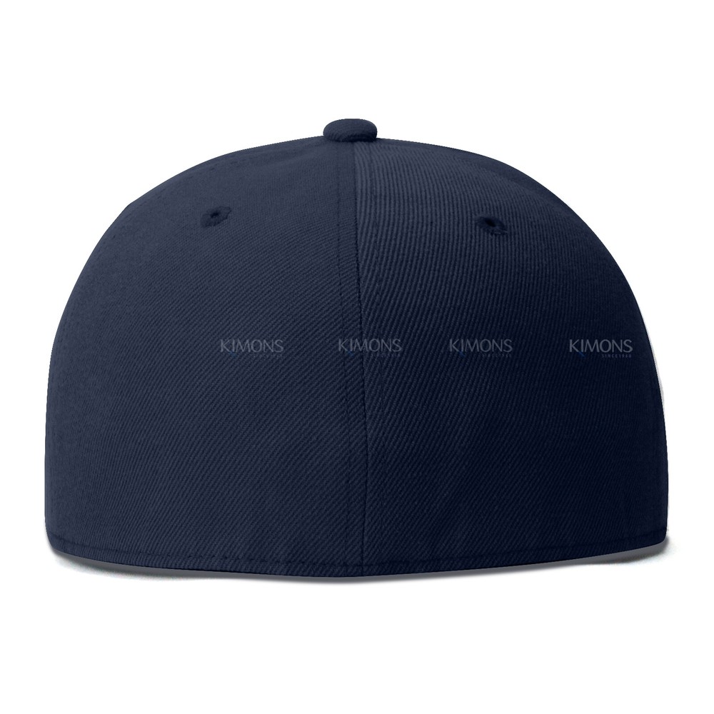 Premium Solid Fitted Baseball Cap Hat Trucker Blank Plain Flat Bill 9 Sizes