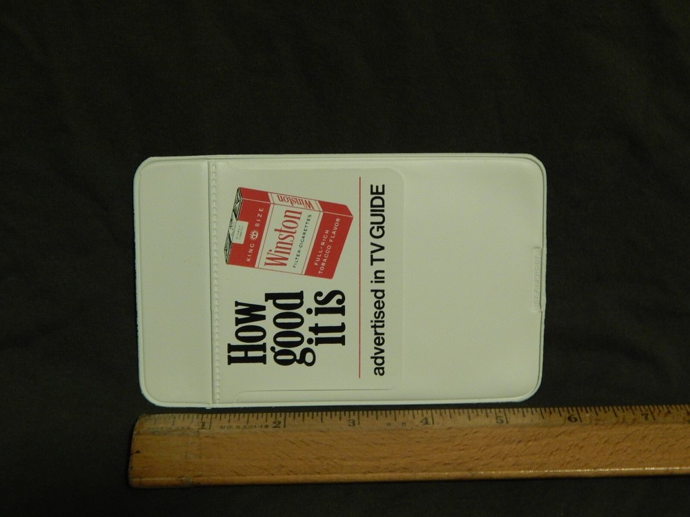 Winston Cigarette "How good it is" ...advertised in TV Guide ~ Pocket Protector