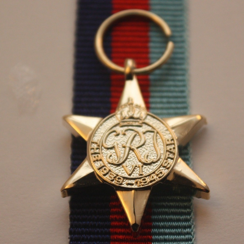 WW2 39/45 Star, Miniature