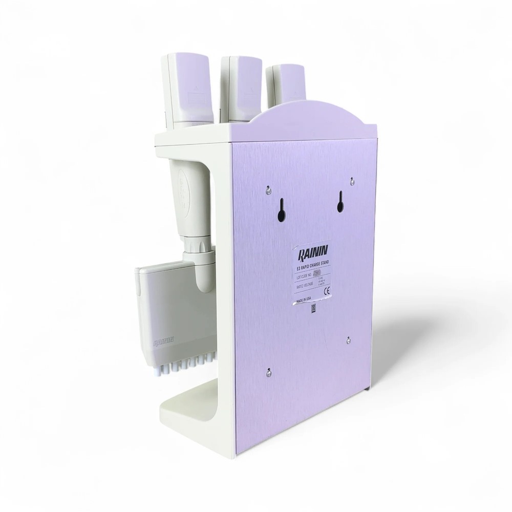 Rainin E3 Rapid Charge Stand and EDP3-Plus Multi-Channel Electronic Pipettes BO!