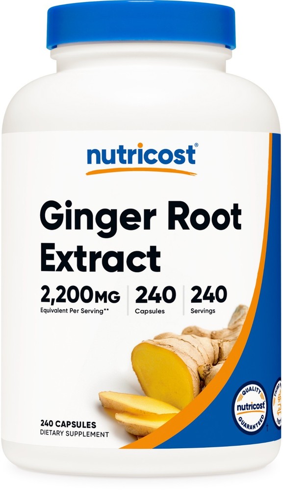 Nutricost Ginger Root Extract 550mg, 240 Capsules