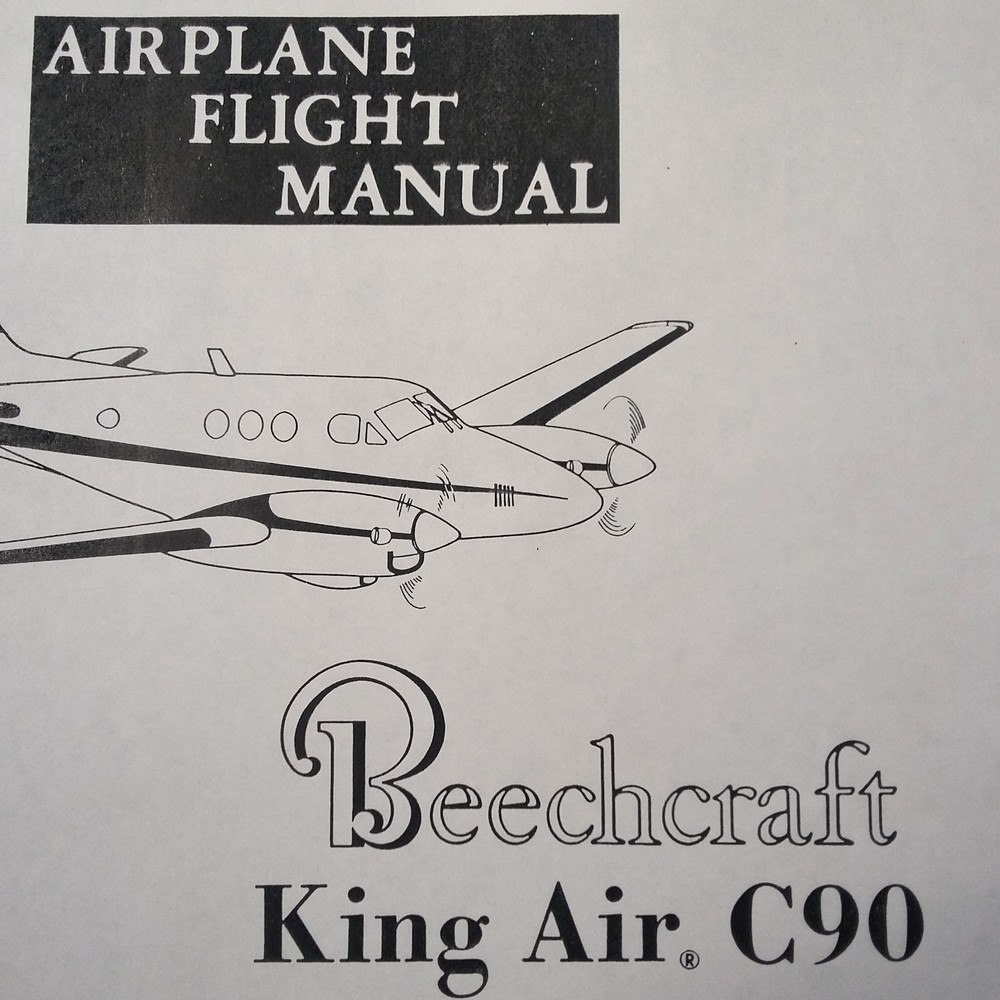 Beechcraft King Air C90 Airplane Flight Manual