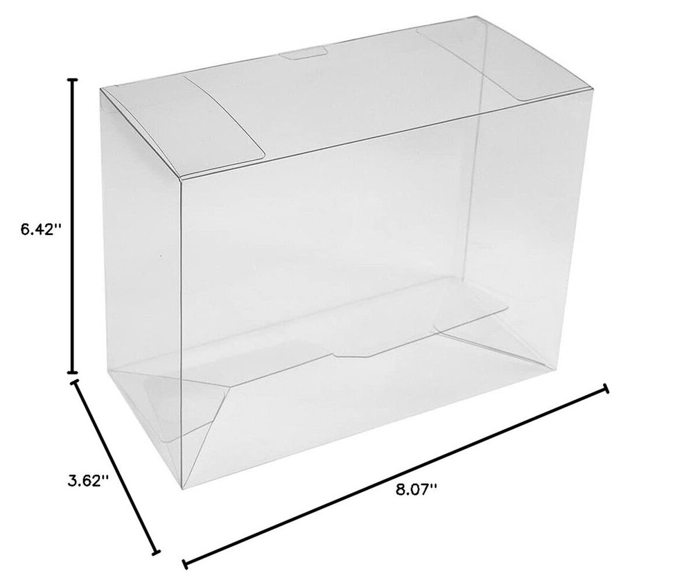 Clear Plastic Protector Case Box Sleeve Display Box for 2-Pack Figures 5PCS