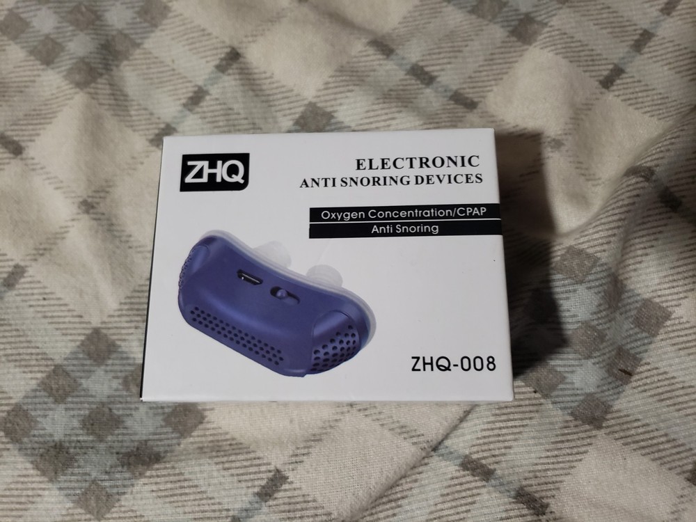 Electronic Anti Snoring Devic Open Box