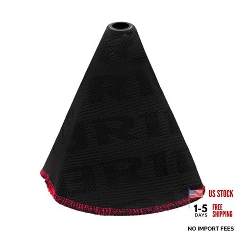 Car Shift Knob Dust Cover, Shift Boot Cover, Hyper Fabric Black