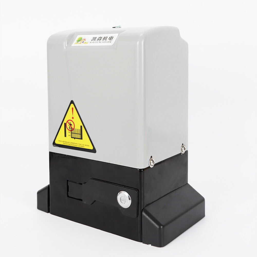 2700lbs Automatic Sliding Gate Opener Rack Driven with 2 Remotes & Complete Kit