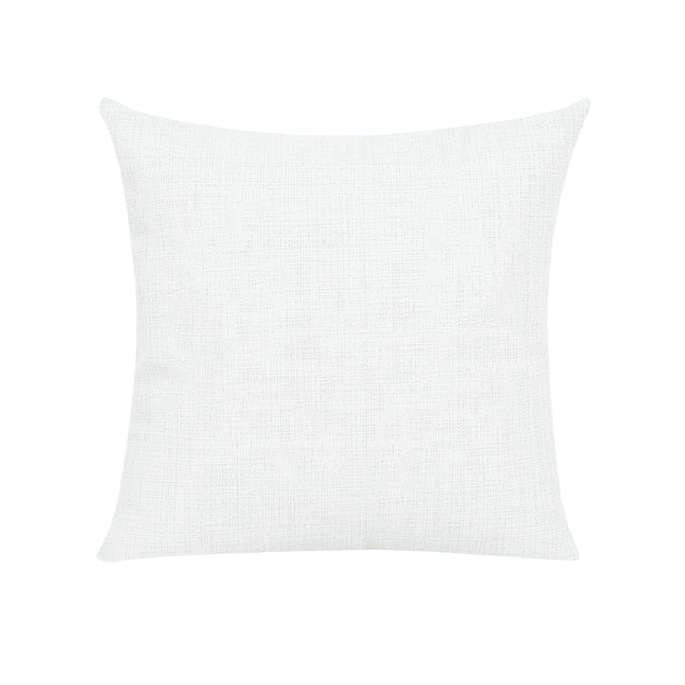 Customizable Heat Transfer Printed Pillowcase Linen Material Beige or White