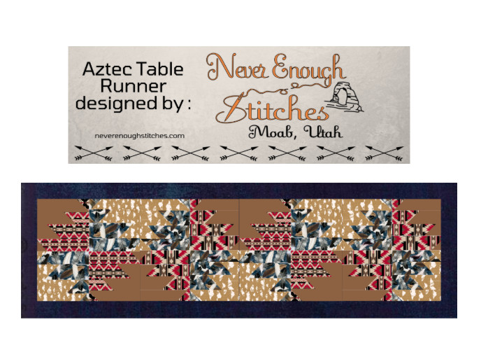 Aztec Table Runner Pattern