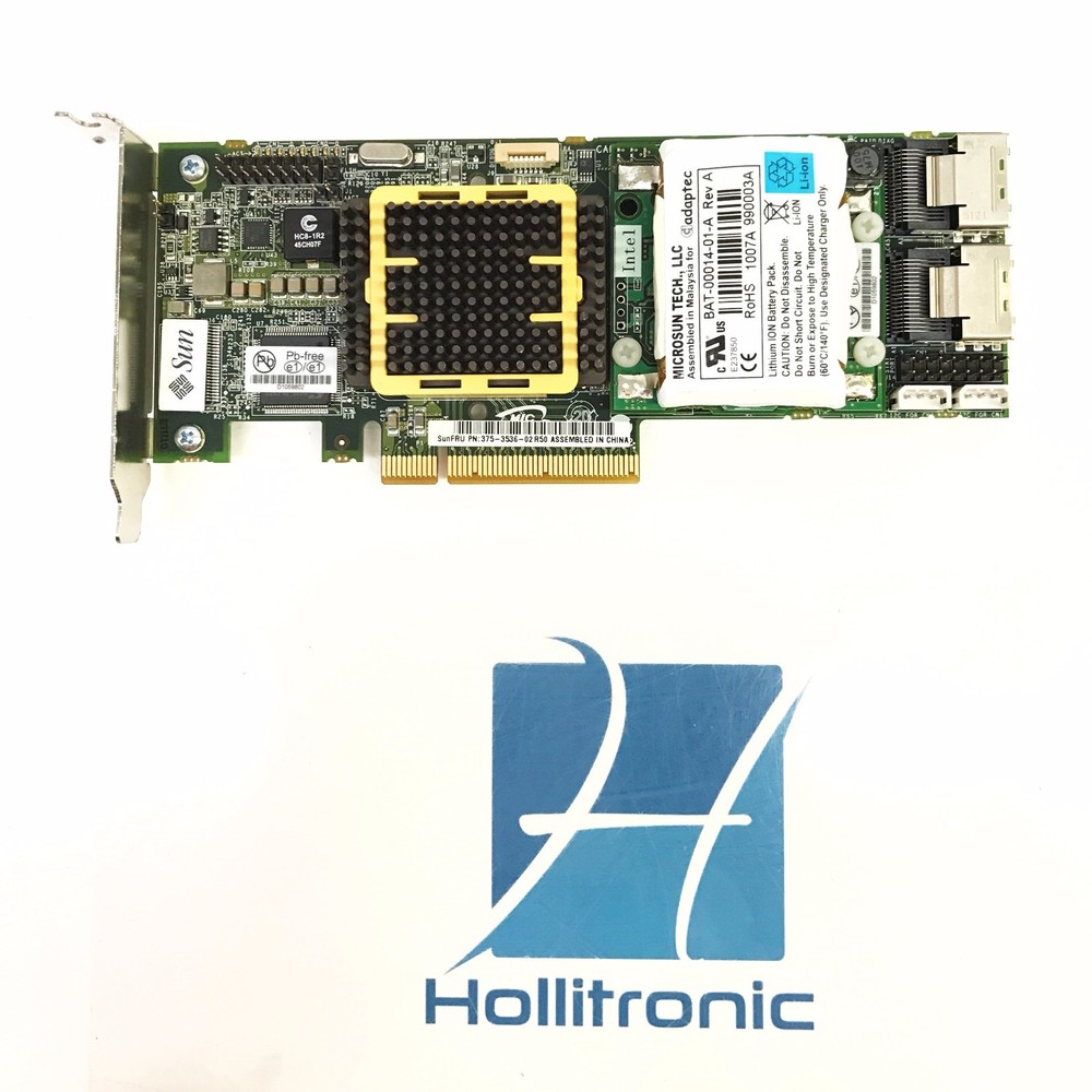 Sun 375-3536 8 Port PCI-E SAS Server Raid Controller Card