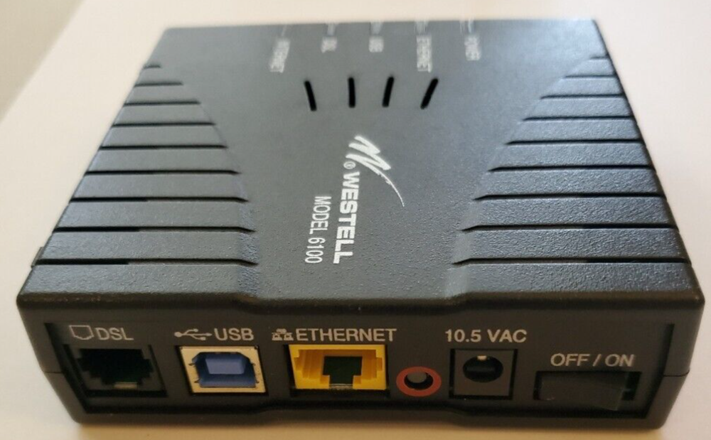 Westell Modem Model 6100 No Power Cord