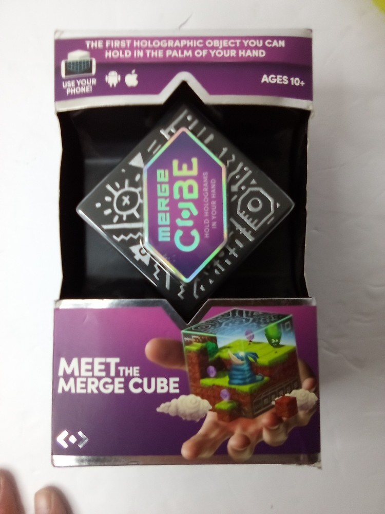Cube Holographic Handheld AR/VR Hologram Merge iOS/Android Brand New In Box!