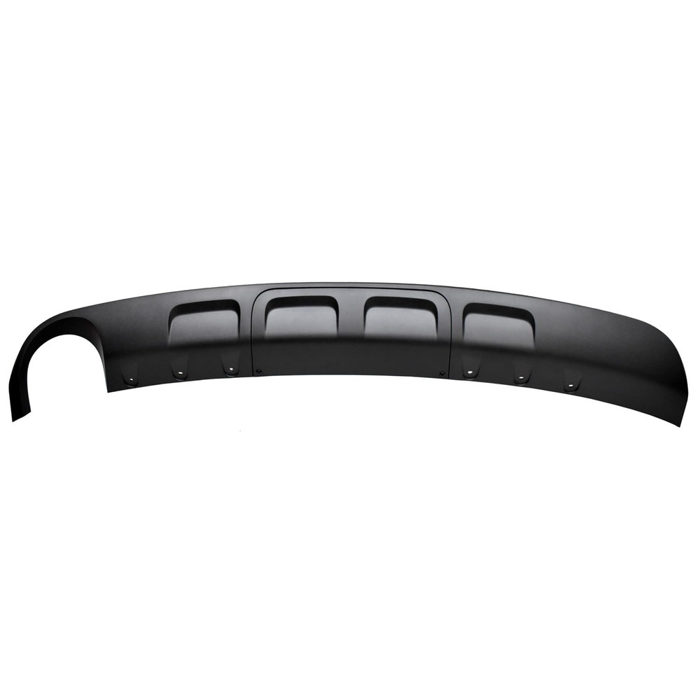 Replacement Black Textured Polypropylene Rear Lower Valance Panel
