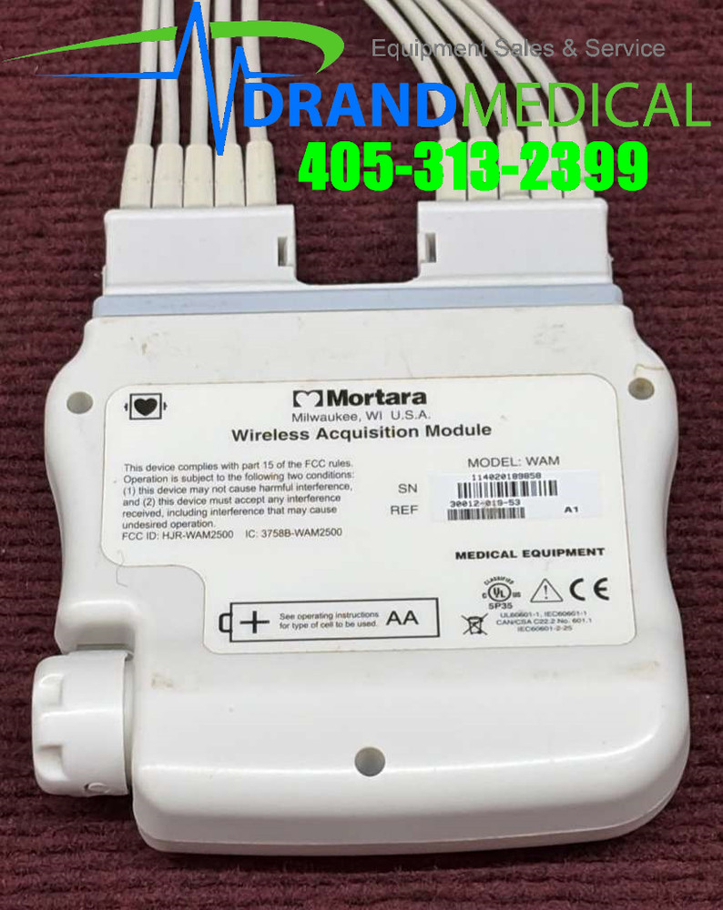 Mortara Wam Wireless Acquisition Module With Leads