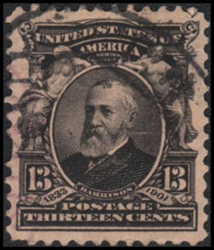 US #308 Used XF