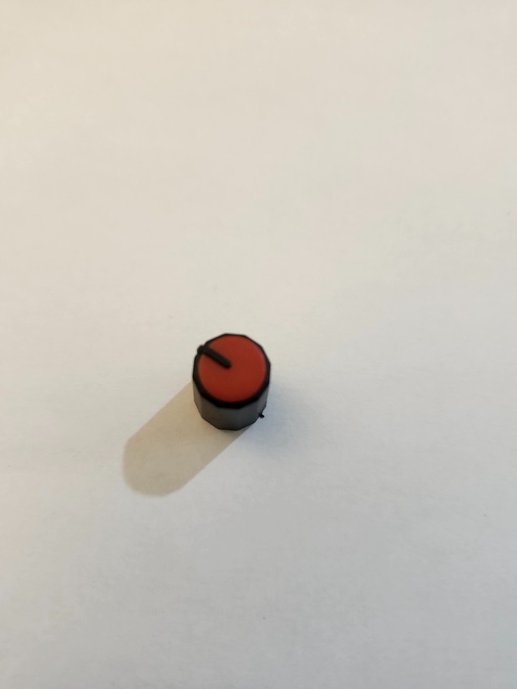 20 Pieces Plastic D Shaft Knobs Red