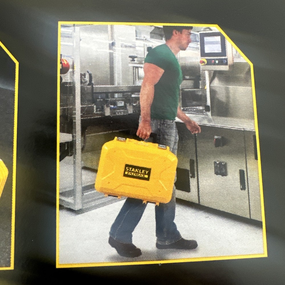 Stanley FatMax Technicians Case Suitcase Hard Tool Box Yellow STA171943 New