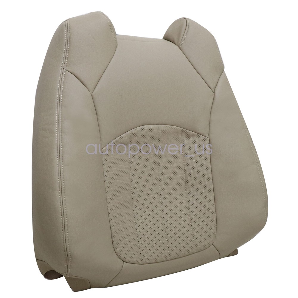 Fits 2008-2012 GMC Acadia Front Both Side Perforated Leather Seat Cover Tan 4PCS