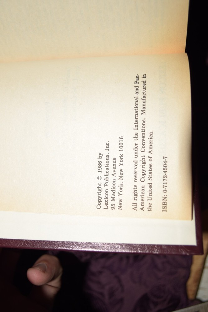 New Websters Deluxe Desk Reference Library Set 5 Vintage Books Dictionary NICE!