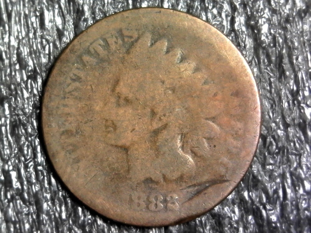 1882 Indian Head Penny, Cent Coin (z1093)
