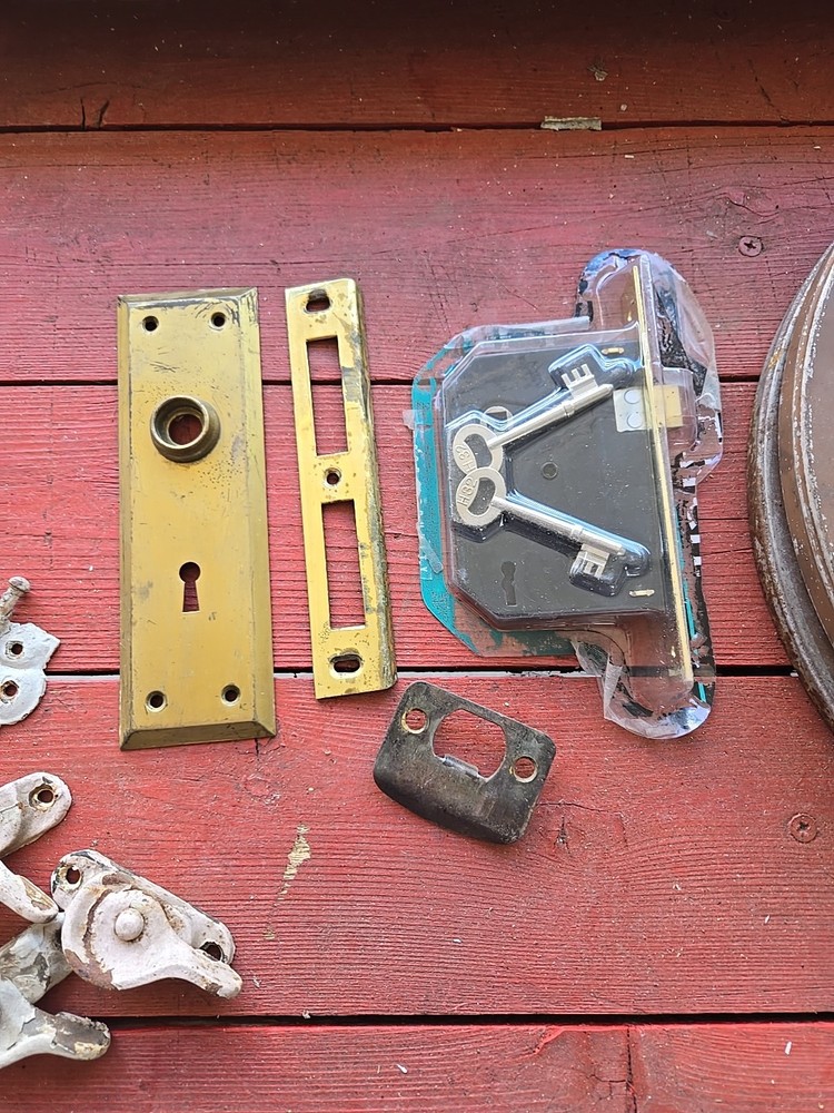 Vintage Original 1910's Window Hardware + Extras +