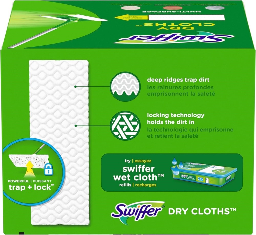 3 Boxes 32Pcs Swiffer Multi Surface Dry Sweeping Pad Refills NEW