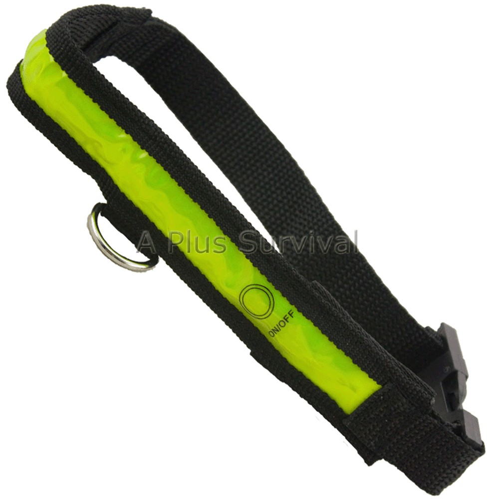 Reflective & Illuminated Dog Collar Medium Size 16-22"