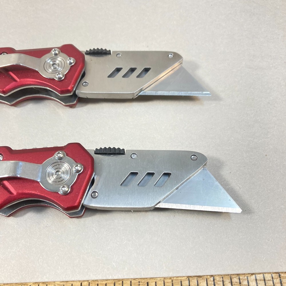 Tool Shop Folding Utility Knife Locking Adjustable