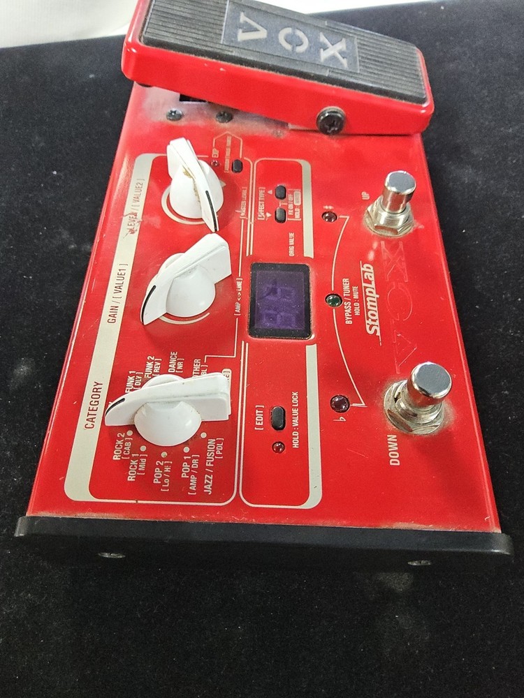 VOX SL2B StompLab IIB 2B Modeling Bass Compact Multi Effector Expression Pedal