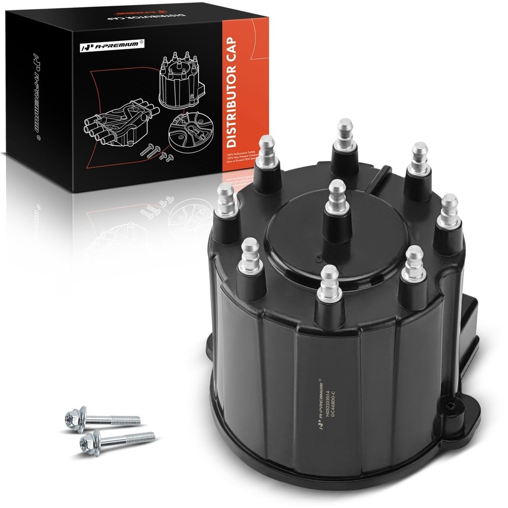 A-Premium Ignition Distributor Cap Compatible with GMC, Chevy & Cadillac...