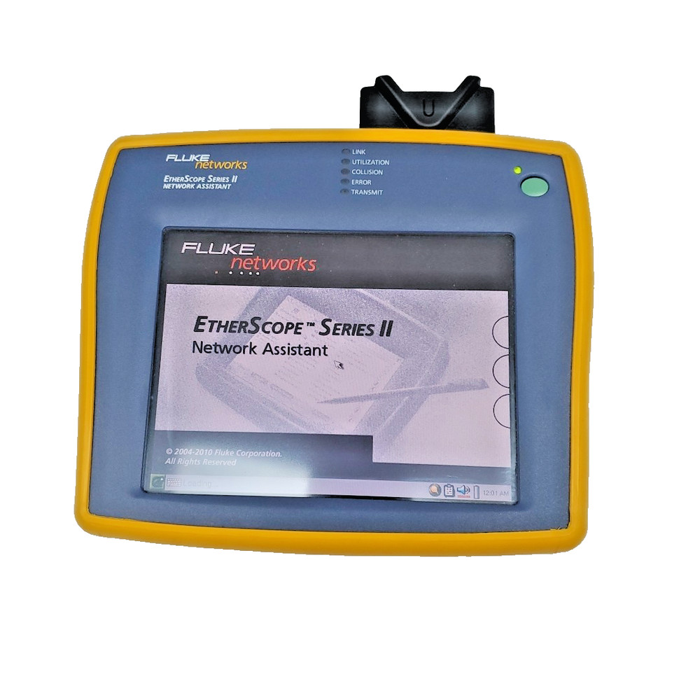 Fluke Networks EtherScope Series II Network Assistant with Case & Accessories