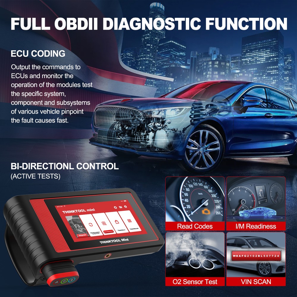 Thinkcar ThinkTool Mini Car Diagnostic Scanner Tool Bluetooth OBD2 Code Reader