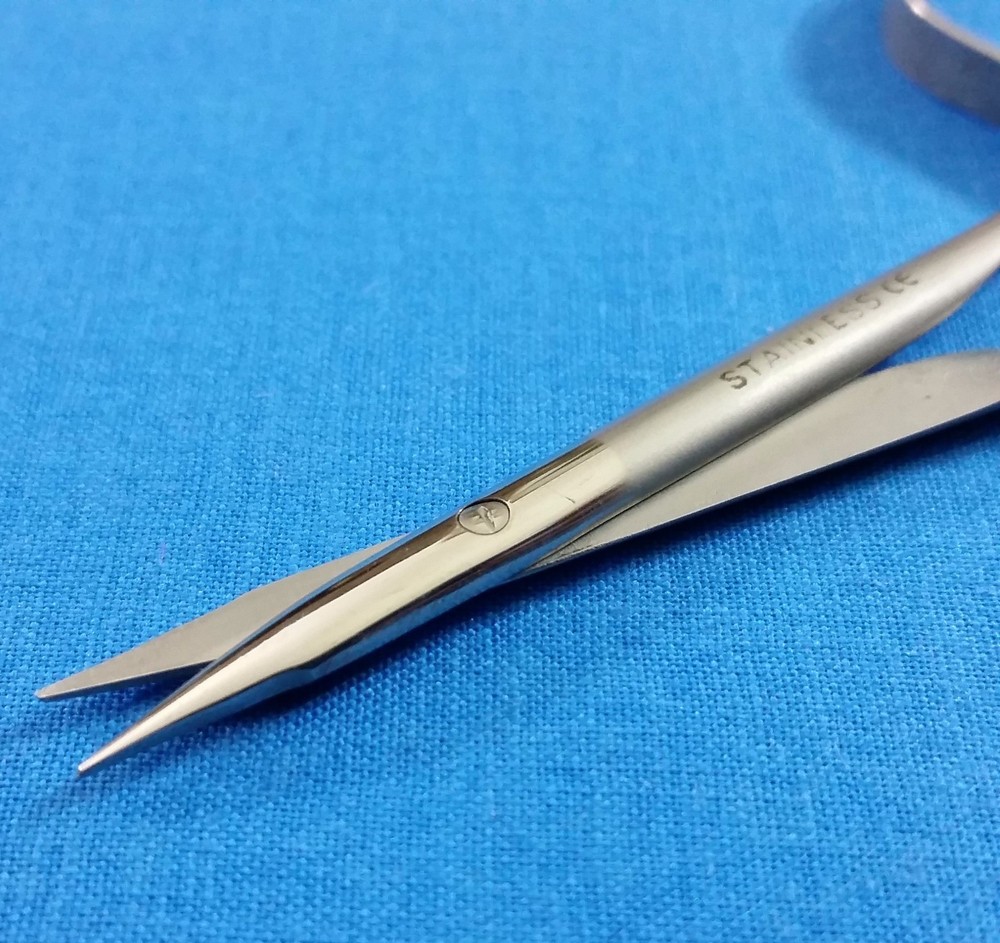 O.R GRADE RIBBON TYPE HANDLE STEVENS TENOTOMY MICRO SURGERY SCISSORS 4" STRAIGHT