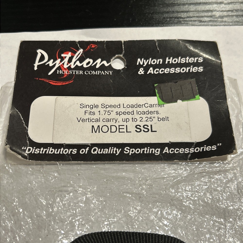 Python Holster Company Model SSL Speed Loader Carrier
