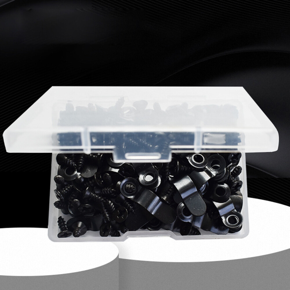100Pcs Photo Frame Backing Clips Iron Picture Frame Turn Button Wall Display
