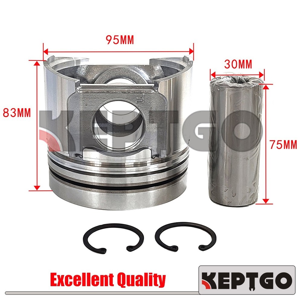 1pc 4D95 Piston Set STD For Komatsu